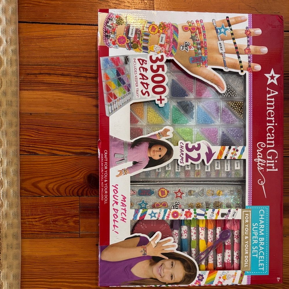 American Girl Charm Bracelet Kit - Red and Pink